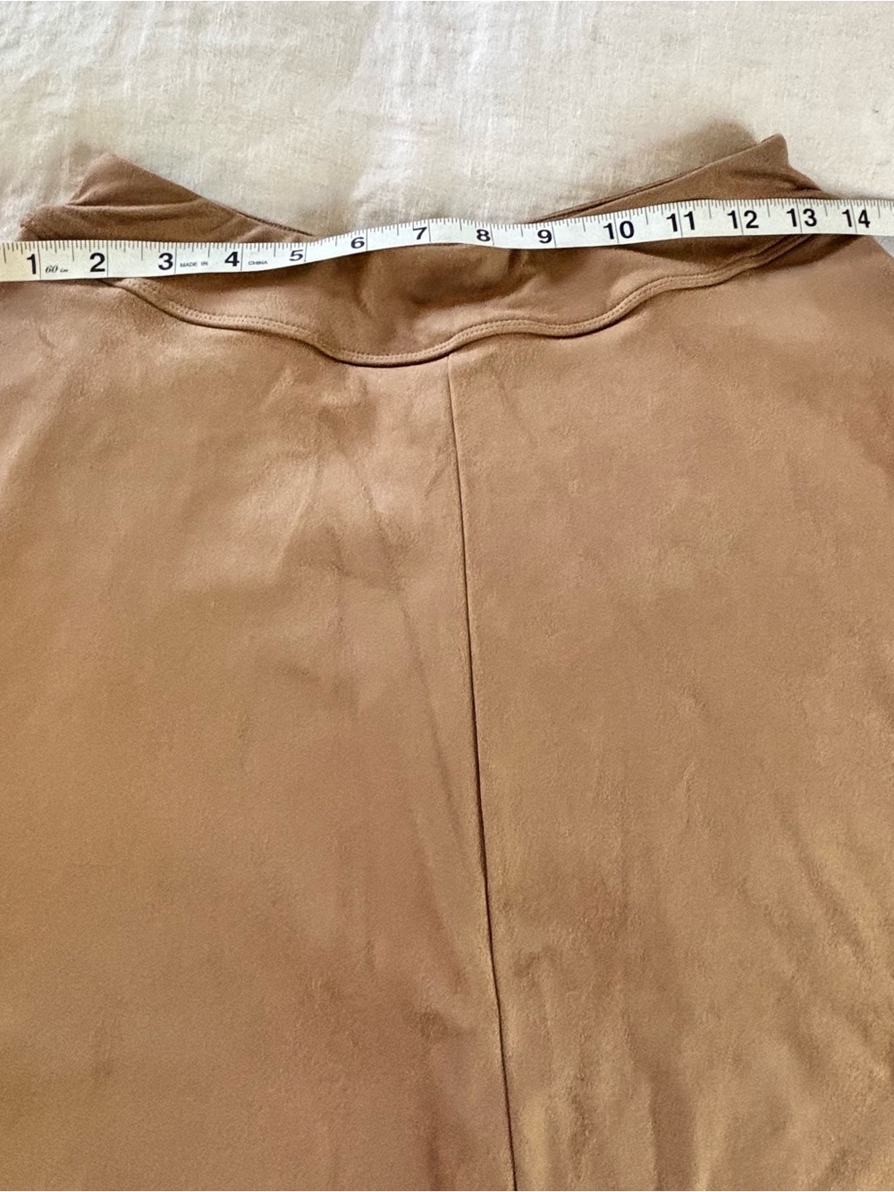 HALARA NWT High Waisted Suede Midi Casual Flare Skirt with Pockets - Picture 9 of 10